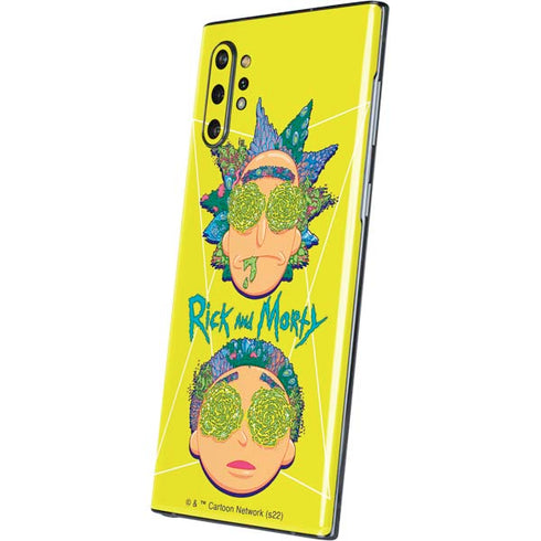 Adult Swim Rick and Morty Rick and Morty Portal Eyes Galaxy Note 10 Plus Skin