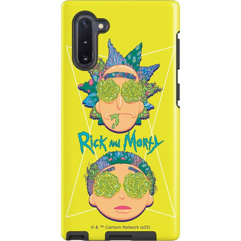 Adult Swim Rick and Morty Rick and Morty Portal Eyes Galaxy Note 10 Pro Case