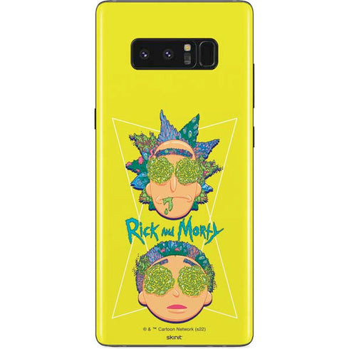 Adult Swim Rick and Morty Rick and Morty Portal Eyes Galaxy Note 8 Skin