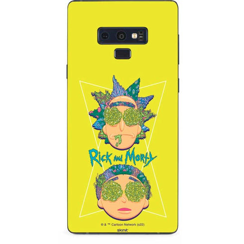 Adult Swim Rick and Morty Rick and Morty Portal Eyes Galaxy Note 9 Skin