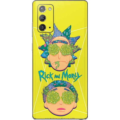 Adult Swim Rick and Morty Rick and Morty Portal Eyes Galaxy Note20 5G Skin