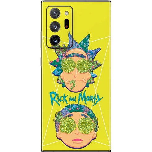 Adult Swim Rick and Morty Rick and Morty Portal Eyes Galaxy Note20 Ultra 5G Skin