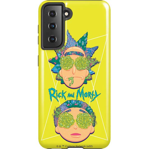 Adult Swim Rick and Morty Rick and Morty Portal Eyes Galaxy S21 5G Pro Case