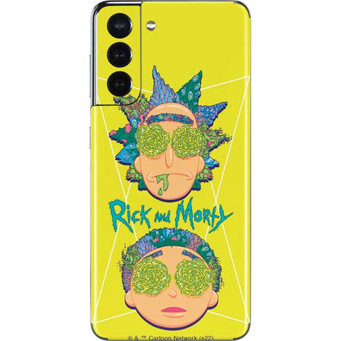 Adult Swim Rick and Morty Rick and Morty Portal Eyes Galaxy S21 5G Skin