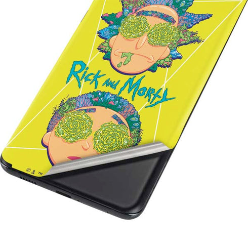 Adult Swim Rick and Morty Rick and Morty Portal Eyes Galaxy S21 5G Skin