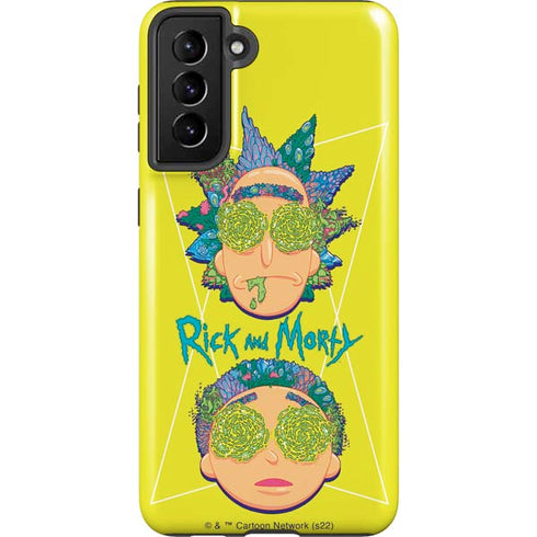 Adult Swim Rick and Morty Rick and Morty Portal Eyes Galaxy S21 FE Pro Case