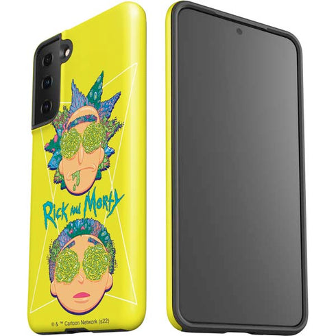 Adult Swim Rick and Morty Rick and Morty Portal Eyes Galaxy S21 Plus 5G Pro Case