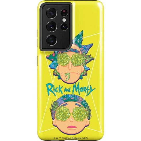 Adult Swim Rick and Morty Rick and Morty Portal Eyes Galaxy S21 Ultra 5G Pro Case