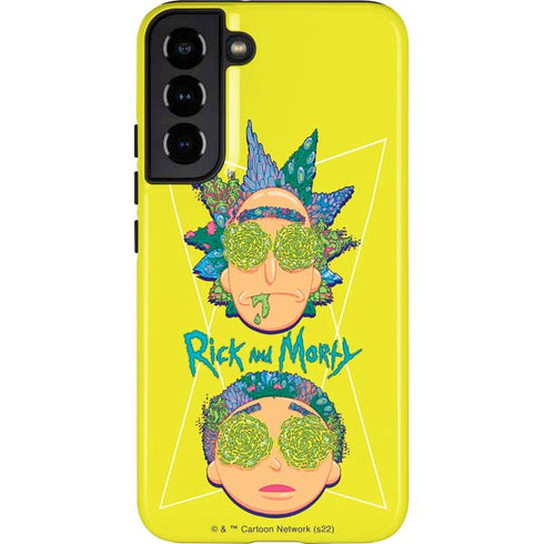 Adult Swim Rick and Morty Rick and Morty Portal Eyes Galaxy S22 Plus Pro Case