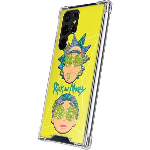 Adult Swim Rick and Morty Rick and Morty Portal Eyes Galaxy S22 Ultra Clear Case
