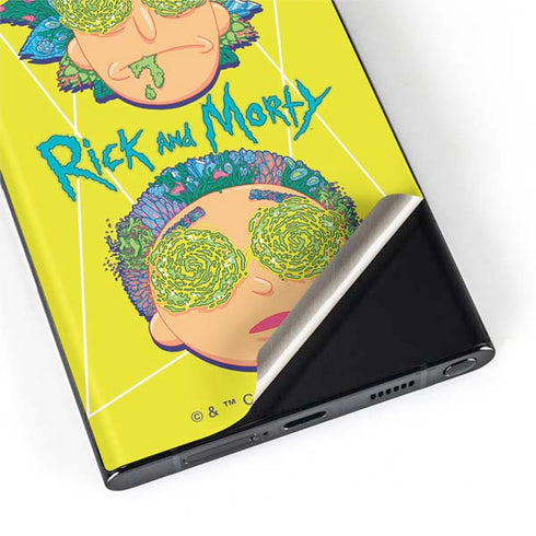 Adult Swim Rick and Morty Rick and Morty Portal Eyes Galaxy S22 Ultra Skin