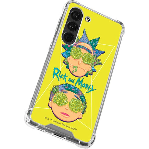 Adult Swim Rick and Morty Rick and Morty Portal Eyes Galaxy S23 Clear Case