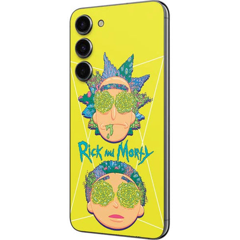 Adult Swim Rick and Morty Rick and Morty Portal Eyes Galaxy S23 Plus Skin