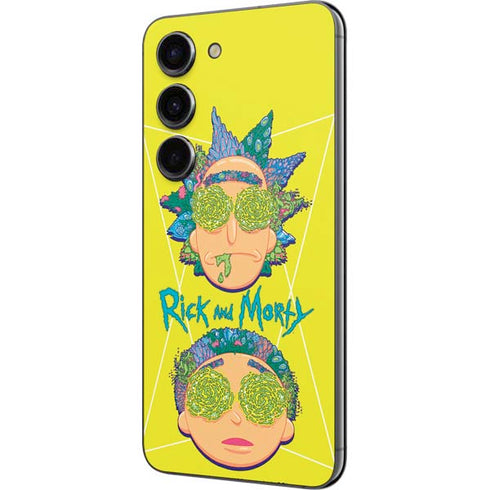 Adult Swim Rick and Morty Rick and Morty Portal Eyes Galaxy S23 Skin