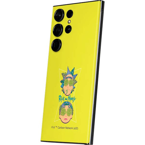 Adult Swim Rick and Morty Rick and Morty Portal Eyes Galaxy S23 Ultra Skin