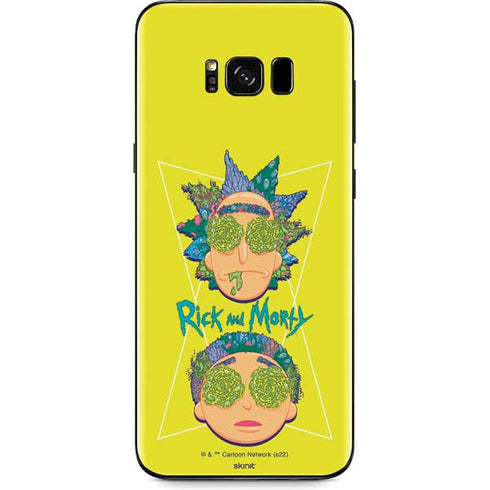 Adult Swim Rick and Morty Rick and Morty Portal Eyes Galaxy S8 Skin