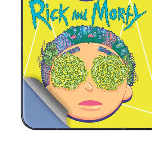Adult Swim Rick and Morty Rick and Morty Portal Eyes Galaxy Z Fold5 5G Skin