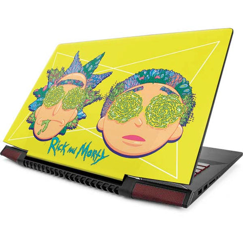 Adult Swim Rick and Morty Rick and Morty Portal Eyes Lenovo IdeaPad Skin