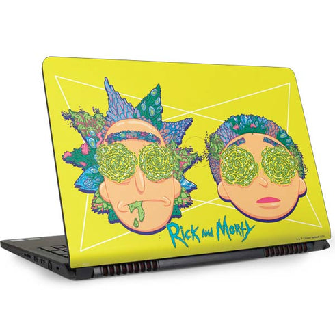 Adult Swim Rick and Morty Rick and Morty Portal Eyes Dell Inspiron Skin