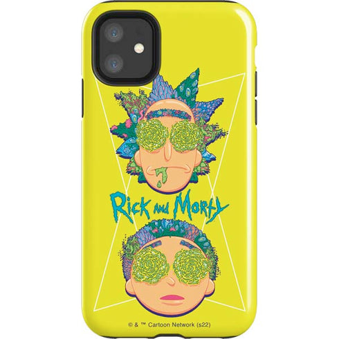 Adult Swim Rick and Morty Rick and Morty Portal Eyes iPhone 11 Impact Case