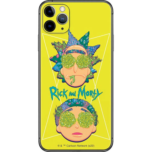 Adult Swim Rick and Morty Rick and Morty Portal Eyes iPhone 11 Pro Max Skin