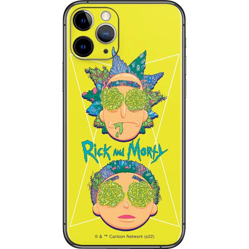 Adult Swim Rick and Morty Rick and Morty Portal Eyes iPhone 11 Pro Skin