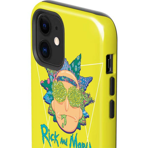 Adult Swim Rick and Morty Rick and Morty Portal Eyes iPhone 12 Impact Case