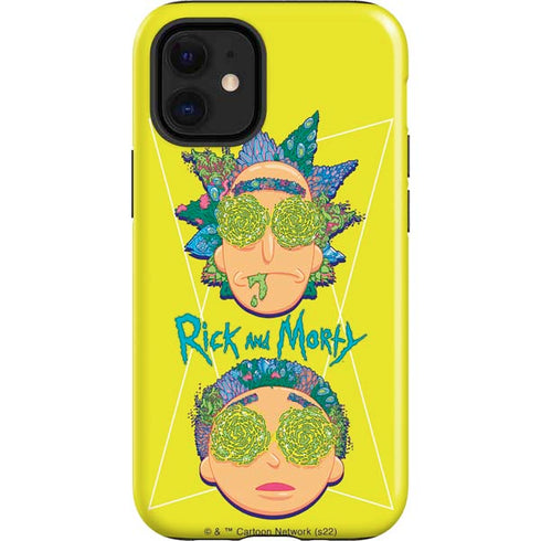 Adult Swim Rick and Morty Rick and Morty Portal Eyes iPhone 12 Mini Impact Case
