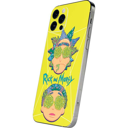 Adult Swim Rick and Morty Rick and Morty Portal Eyes iPhone 12 Pro Max Skin