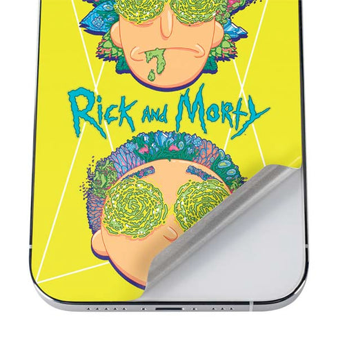Adult Swim Rick and Morty Rick and Morty Portal Eyes iPhone 12 Pro Max Skin