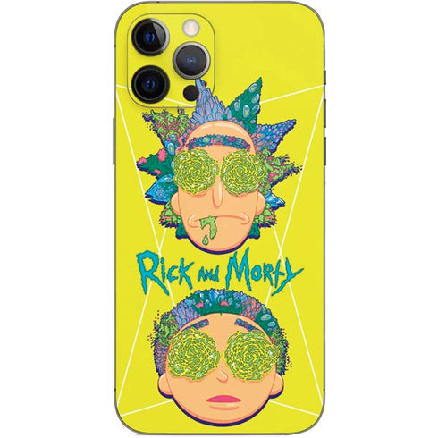 Adult Swim Rick and Morty Rick and Morty Portal Eyes iPhone 12 Pro Skin