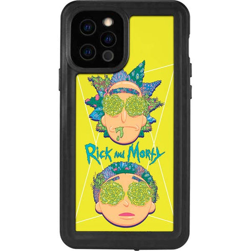 Adult Swim Rick and Morty Rick and Morty Portal Eyes iPhone 12 Pro Waterproof Case