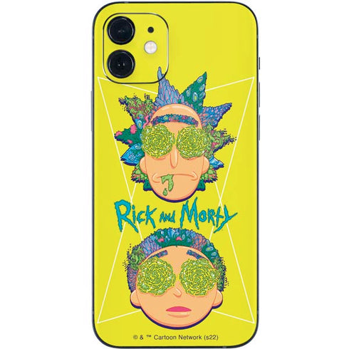 Adult Swim Rick and Morty Rick and Morty Portal Eyes iPhone 12 Skin
