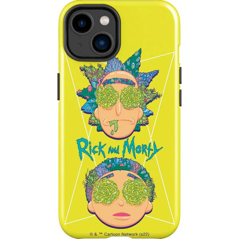 Adult Swim Rick and Morty Rick and Morty Portal Eyes iPhone 15 Plus Impact Case