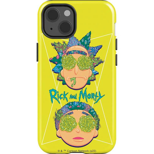 Adult Swim Rick and Morty Rick and Morty Portal Eyes iPhone 15 Impact Case