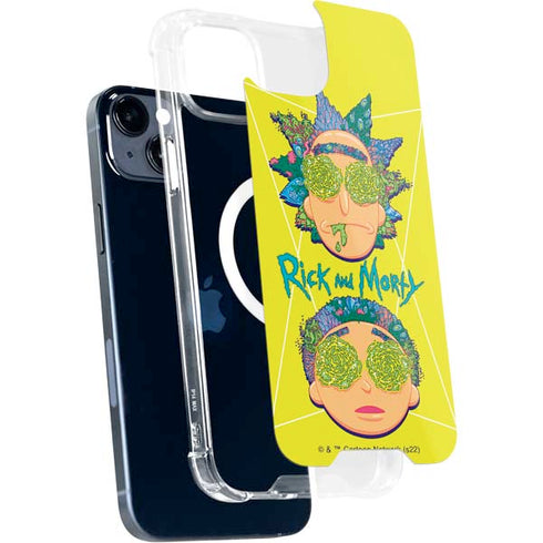 Adult Swim Rick and Morty Rick and Morty Portal Eyes iPhone 14 Plus MagSafe Case