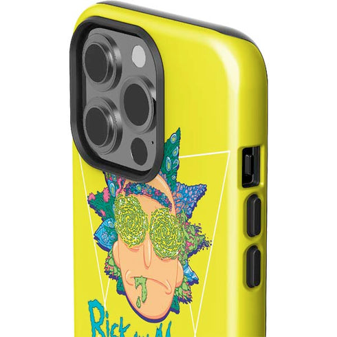 Adult Swim Rick and Morty Rick and Morty Portal Eyes iPhone 14 Pro Impact Case