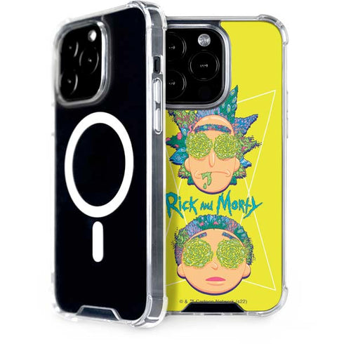 Adult Swim Rick and Morty Rick and Morty Portal Eyes iPhone 15 Pro MagSafe Case