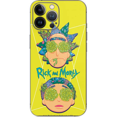 Adult Swim Rick and Morty Rick and Morty Portal Eyes iPhone 14 Pro Max Skin