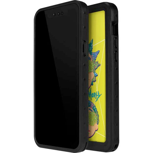 Adult Swim Rick and Morty Rick and Morty Portal Eyes iPhone 14 Pro Waterproof Case