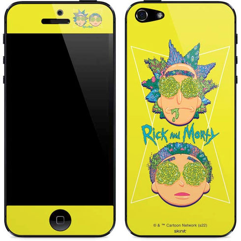 Adult Swim Rick and Morty Rick and Morty Portal Eyes iPhone 5/5s/5SE Skin