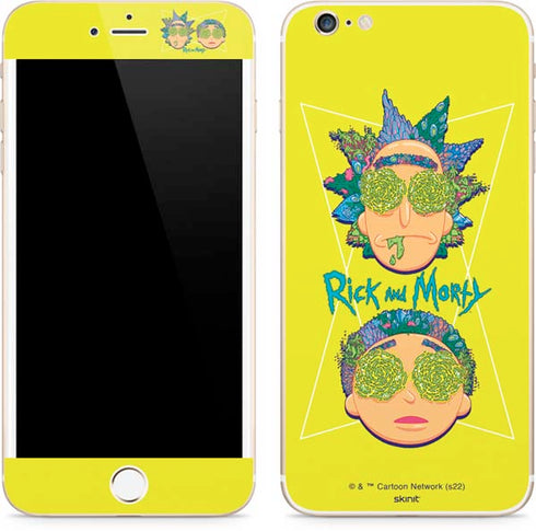 Adult Swim Rick and Morty Rick and Morty Portal Eyes iPhone 6/6s Plus Skin