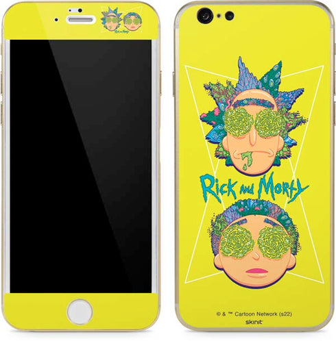 Adult Swim Rick and Morty Rick and Morty Portal Eyes iPhone 6/6s Skin