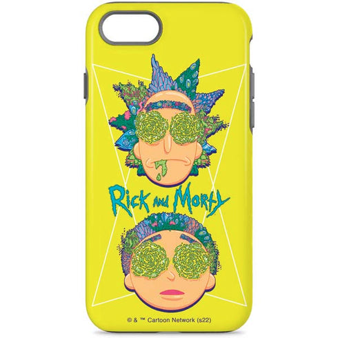 Adult Swim Rick and Morty Rick and Morty Portal Eyes iPhone 8 Pro Case