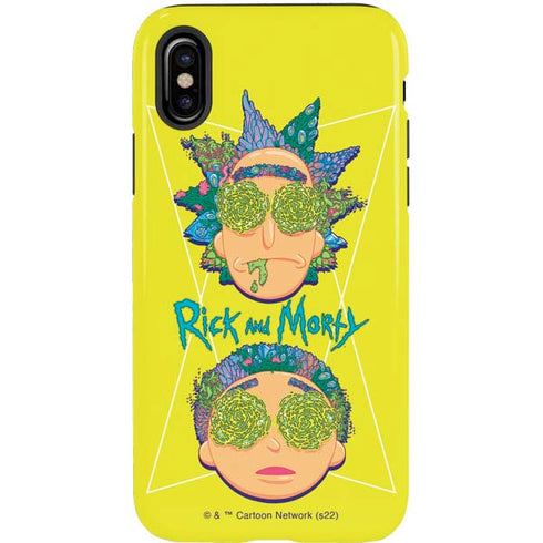 Adult Swim Rick and Morty Rick and Morty Portal Eyes iPhone XS Pro Case