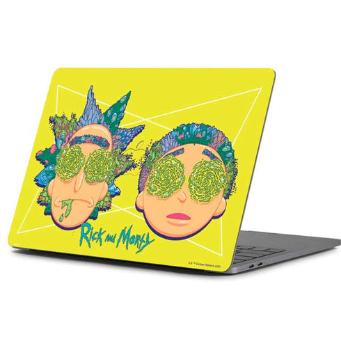 Adult Swim Rick and Morty Rick and Morty Portal Eyes Apple MacBook Pro 13-inch Skin