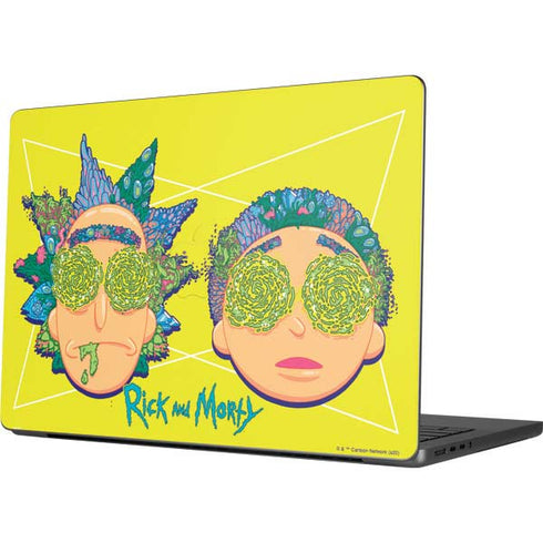 Adult Swim Rick and Morty Rick and Morty Portal Eyes MacBook Pro 14in (2021-24) Skin