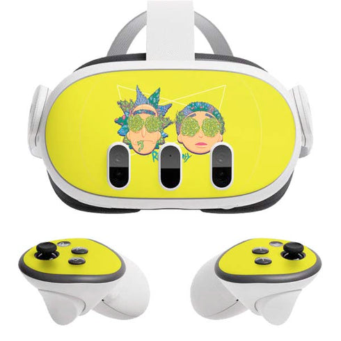 Adult Swim Rick and Morty Rick and Morty Portal Eyes Meta Quest 3 Skin