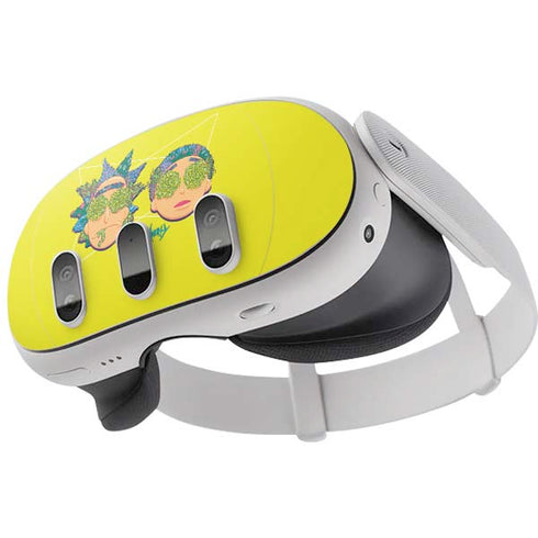 Adult Swim Rick and Morty Rick and Morty Portal Eyes Meta Quest 3 Skin