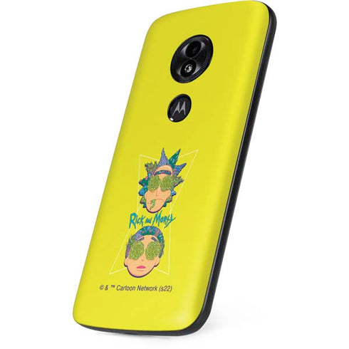 Adult Swim Rick and Morty Rick and Morty Portal Eyes Moto E5 Play Skin